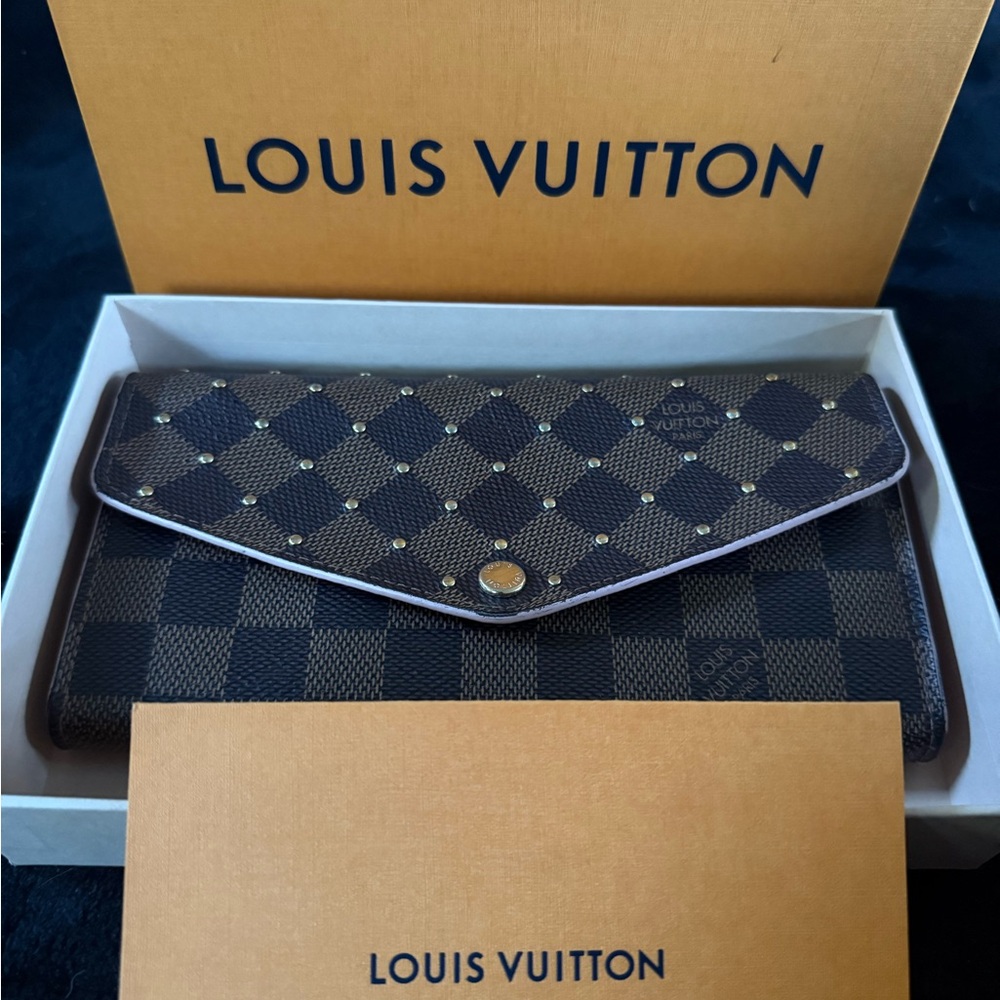 Louis Vuitton Brown Checkered Wallet